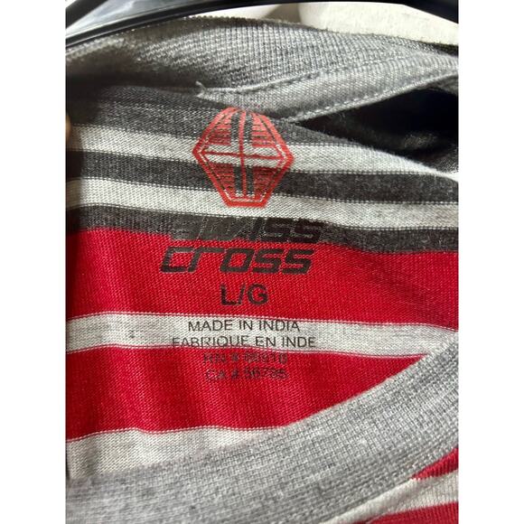 Swiss Cross Multicolor Long Sleeve Shirt Mens Size L - Picture 7 of 8